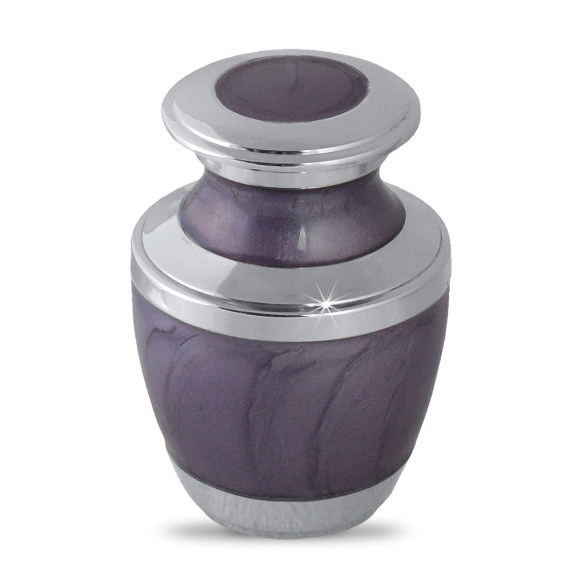 Purple Plain Metal Keepsake